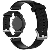 LOKEKE Compatible with Timex Expedition Replacement Wrist Band - 20mm Replacement Silicone Wrist Watch Band Strap Compatible with Timex Expedition/Weekender, Soft and Comfortable(Black)
