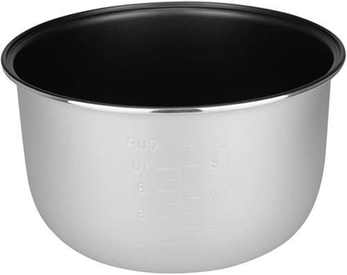 Miniatura 7 de Yardwe Olla interior para olla arrocera, 1 pieza antiadherente 5L interior olla de cocina contenedores de repuesto para olla arrocera