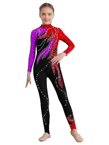 Maillot manches longues pour patinage artistique et danse classique fille