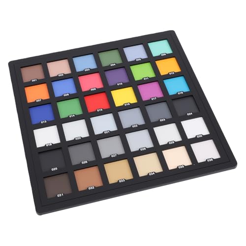 Tabla de calibración acrílica de 36 parches con balance de blancos para fotografía 3
