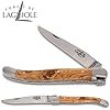 Laguiole En Aubrac Taschenmesser - Apfelbaumholz, 11cm, Satinierte 9cm Klinge, Handgefertigt In Frankreich