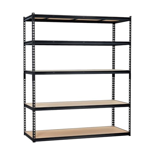 PeakPursuit 5-Tier Adjustable Metal Storage Shelves