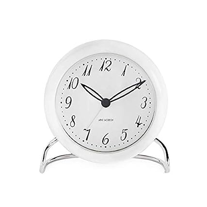 Arne Jacobsen LK Table Clock, 11 cm, White review image