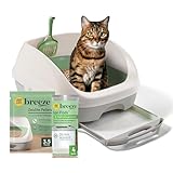 Purina Tidy Cats Litter Box System, BREEZE System Starter Kit Litter Box, Litter Pellets & Pads