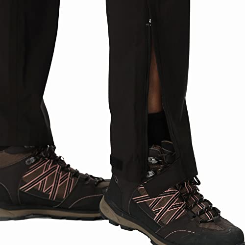 Regatta Damen Regatta Women's Highton Waterproof Overtrousers Überhose, Black,
