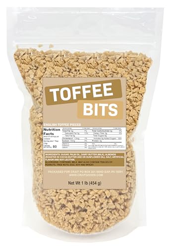 Crunchy English Toffee Bits for Baking & Desserts – Butter