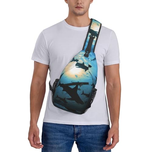 Mochila bandolera diagonal para mujer y hombre miniatura 7
