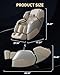 MeitFith Massage Chair Full Body 4D Zero Gravity Chair SL Track with Heat Calf Rollers AI Voice Control Body Scan Bluetooth Massage Office Chairs, Beige