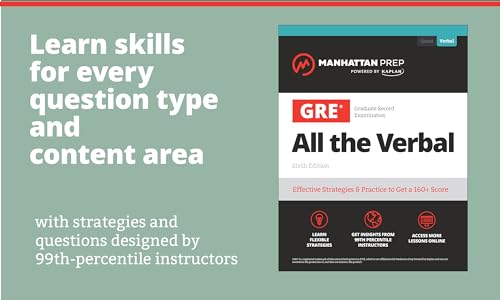 Manhattan Prep 9781506281827 Gre All The Verbal: Effective Strategies & Practice From 99Th Percentile Instructors thumb #1