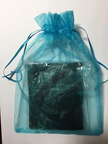 Mens Leather Wallet Trifold Black Flipup Window ID FREE Organza Gift Bag SUN1222BK3