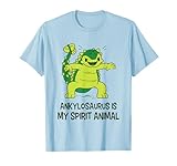 Ankylosaurus is My Spirit Animal T-Shirt Kawaii Dinosaur Tee T-Shirt