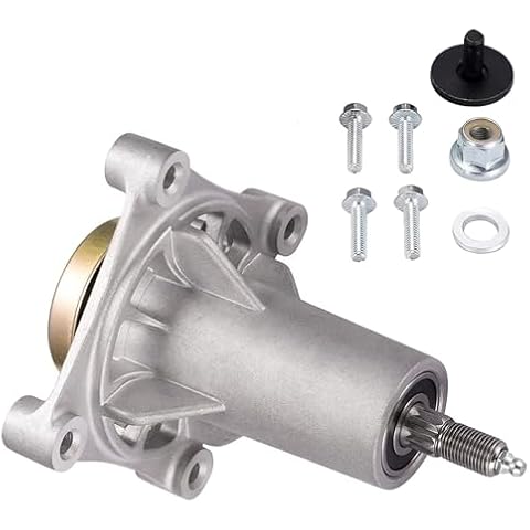 UP2WIN Spindle Assembly for Craftsman/Hus/Ariens/Poulan, Mandrel Assembly for 42" 46" 48" 54" Mower Deck, Replace 187292 192870 Cover