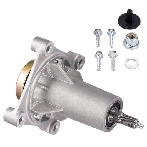 UP2WIN 187292 Spindle Assembly Compatible with Craftsman/Hus/A riens/Pou LAN 192870 Mandrel Assembly for 42 46 48 54 Mower Deck Replace 532187281 532187292 587819701 with Threaded Bolt