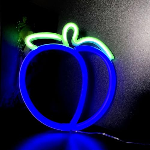 Image of Peach Neon Sign, Fruit Peach Neon Decor,Funny Peach Led Sign Pink Decor For Bedroom Wall Art Decor,Gift For Her, Peach Led Sign For Christmas Decoration Thanksgiving Decoration Valentine'S Day Gift