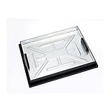 Clark-Drain T11G3 Recessed Manhole Cover and Frame 600 x 450 x 46mm (Sealed with Rubber Gasket)