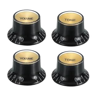 This metric top hat bell knobs set which has top-hat bell shape suits vintage guitars and modern pedal boards. Electric guitar knobs designed for electric guitars, bass amps, effects pedals,tube amps, synthesizers, and DIY audio gear. Speed Control K...