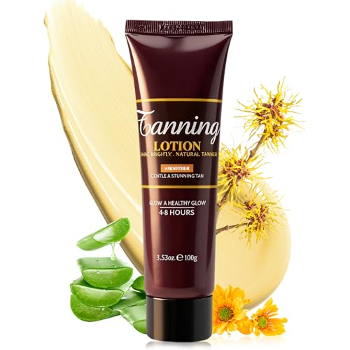 100g Creme Bronzante Accelerateur,Nourrissante Bronzants Crème Solaire,Creme Bronzante avec corps,pour un Teint Hâlé Rapide et Durable,Applicable de Peau Pour Femme