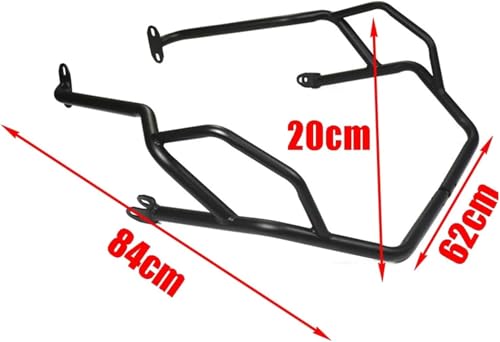 Protection moteur Benelli TRK502 contre chutes cadre argent