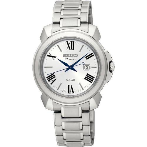 Preisvergleich Produktbild Seiko Damen Analog Solar Uhr mit Edelstahl Armband SUT321P1