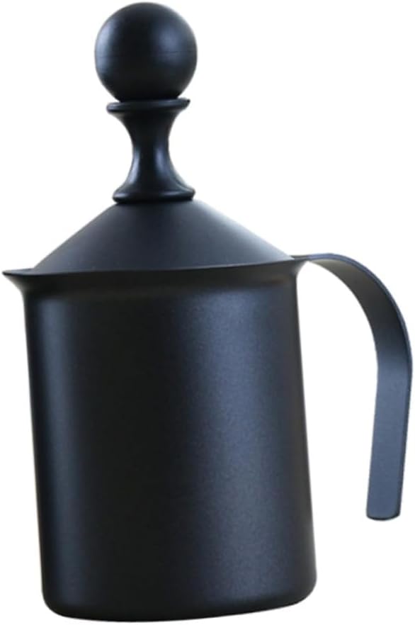 Heavy Duty Milk Frother Steamer Stainless Steel Milk Frother Cup for Latte Manual Utensils