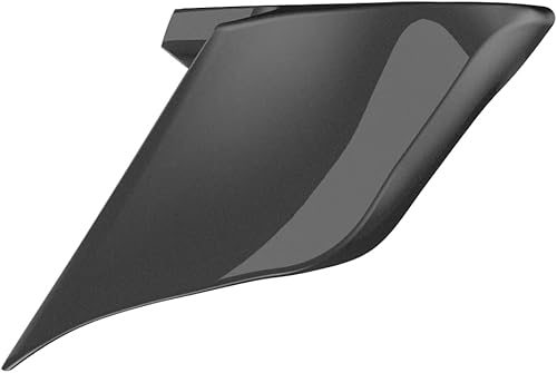 Miniatura 344 de Advanblack Barracuda - Cubiertas laterales estiradas plateadas (brillantes), paneles extendidos para Harley Touring Street Glide Road Glide Electra