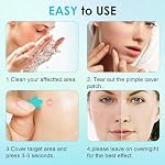 320 PCS Pimple Patch Star 3 Sizes 7 Colors Invisible Ultra Thin Star-shaped Pimple Patches Colorful Hydrocolloid Patch Skin Care for Face