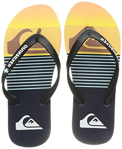 Quiksilver Molokai Slab, Sandalia Hombre, Negro, 46 EU