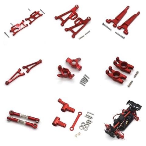 Fyfracing Metal Replacement Accessories for Hyper Go H14bm Mjx 14210 14209,1/14 Brushless Rc Cars Aluminum Upgrade Spare Part (Upgrade kit 2) Cover