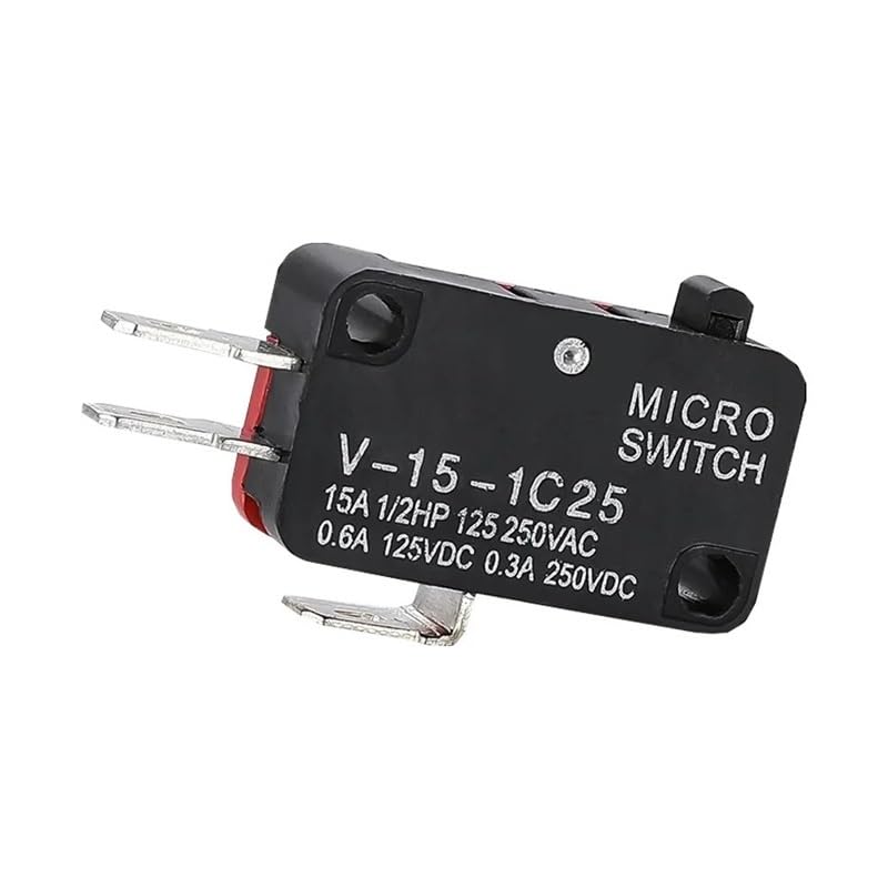 V-15-1C25 lote de 10 microinterruptores grandes con plata
