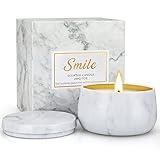 【Velas de larga duración】 El tiempo de combustión de las velas de 7 oz para perfumarse en casa es de 50 horas. Cuando la vela perfumada se apague, cubra el frasco para evitar que la vela se seque y acumule polvo. El frasco vacío después de que se agote la vela se puede usar para guardar aretes, collares y otras joyas.