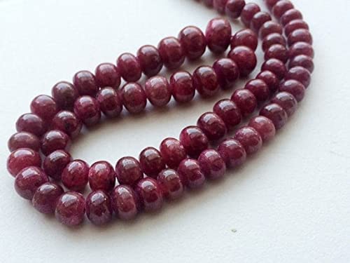 Collier en rubis naturel de 9 pouces à offrir comme cadeau d'exception pour un anniversaire