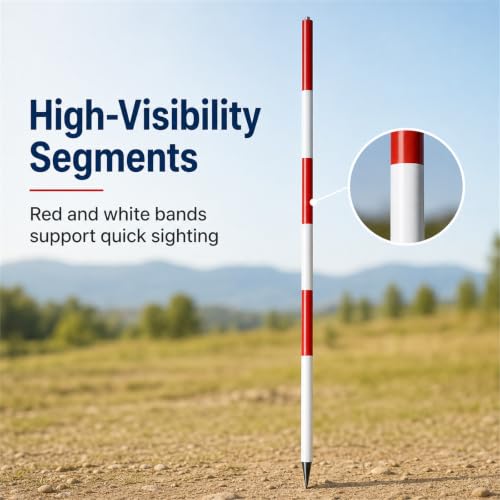 Varilla de centrado para topografía y medición en construcción 7