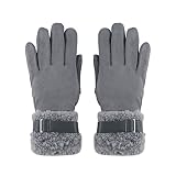JINGYUA wasserdichte Gestrickte Handschuhe Ski Damen Größe Handschuhe Laufen Und Joggen Handschuhe Herren Ski Winter