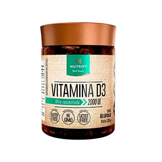 Nutrify Vitamina D3 60 Cápsulas - Branco