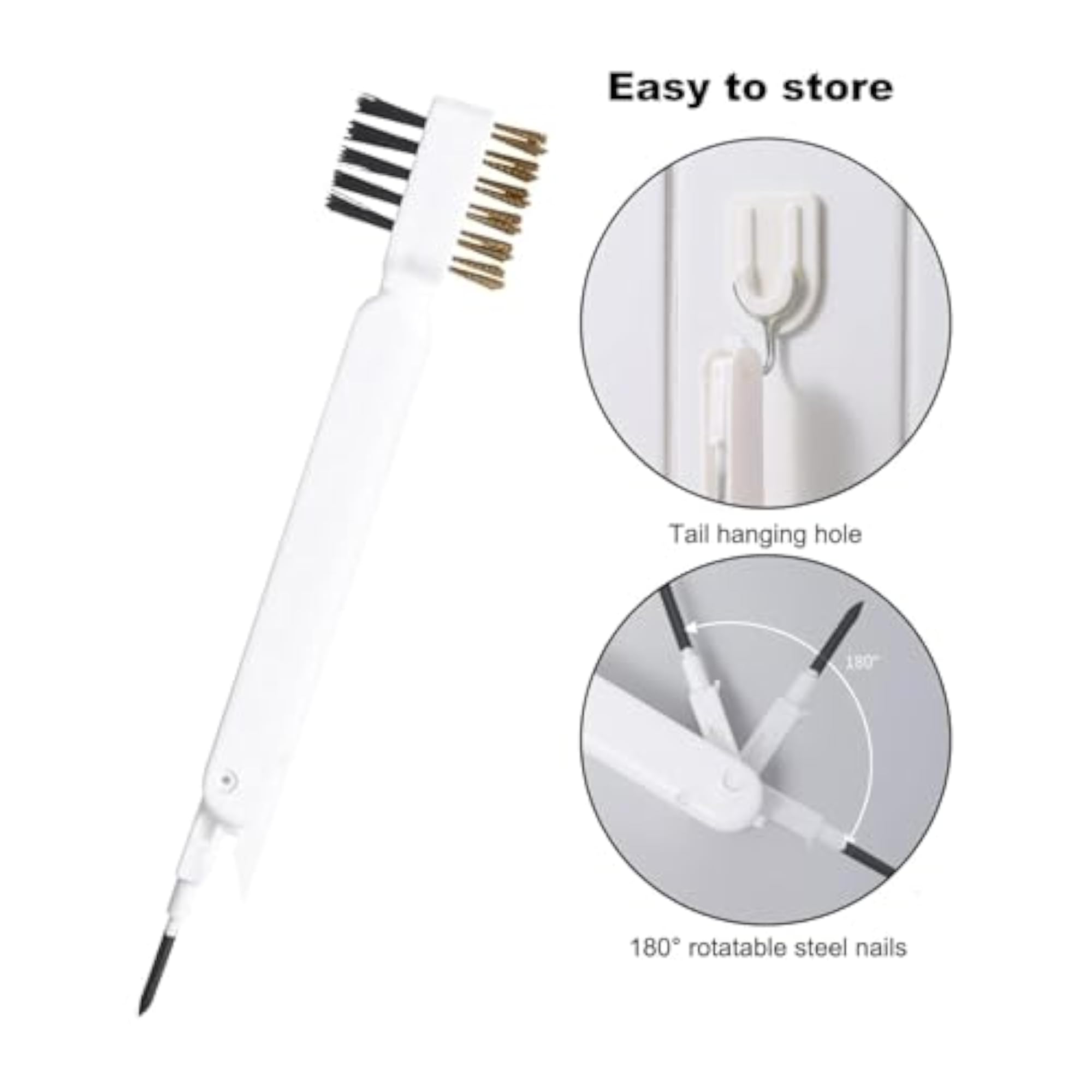 4in1 Multipurpose Gas Stove Top Burner Cleaning Brush