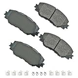 Akebono ACT1210A Ultra-Premium Ceramic Front Disc Brake Pads , GREY