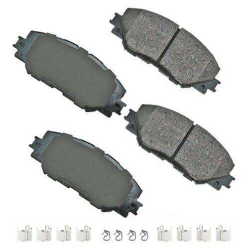 Akebono ACT1210A Ultra-Premium Ceramic Front Disc Brake Pads , GREY by Akebono - Used condition - US$53.23