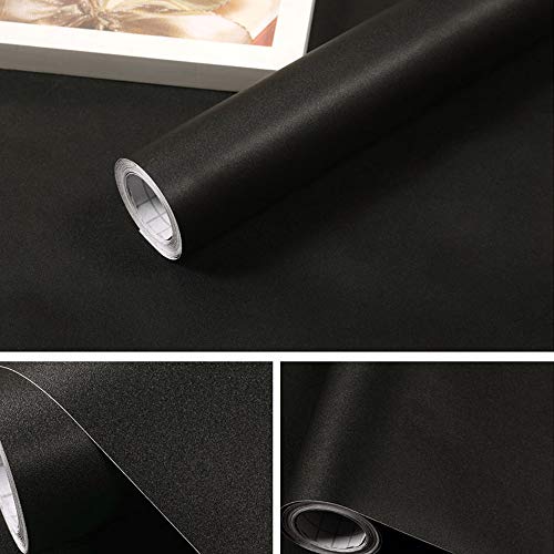 DMAXUN Épaissir Étanche Grain de bois Fond d'écran Papier vinyle auto-adhésif pour Salon Chambre Des murs DIY et meubles Armoires Doublure d'étagère Cuisine Papier peint à grain de bois (2 pièces) Cover