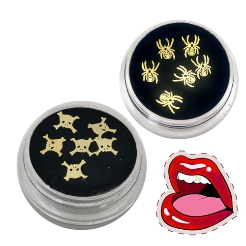 Image of Chamon 10 Boxes Tooth Gems, Gold Plated Professional Teeth Decoration | Ultra-thin and highly comfortable