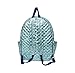 Glove It Women’s Quilted Tennis Racquet Backpack – Lightweight Padded Nylon Bag with Front Racquet Compartment, Side Pockets, Hidden Fence Hook & Reinforced Bottom - Teal