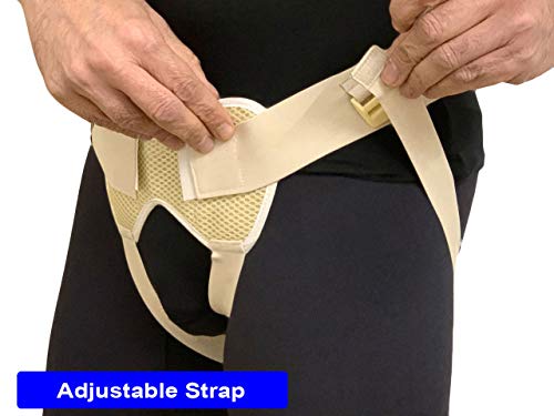 Faja Hernia Ajustable con Almohadillas de Compresión miniatura 4