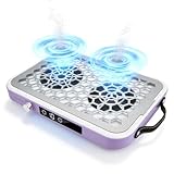 Professionale Aspirapolvere per Unghie, Aspirapolvere per Unghie da 8400RPM con Carta da Filtro, Doppia Potenza di aspirazione, Regolabile, Potente Collettore di polvere per unghie per Salone e casa