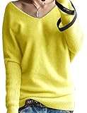 Der Strickpullover Sweatshirt hat eine weit geschnitten Passform und ist sehr angen ehm zu tragen. Elegant Top bluse zaubern so schöne Freizeitoutfits und bringen Ihre bezaubernden Kurven zur Geltung. Mit weich fließender, elastischer Qualität, sehr soft und angenehm tragen.