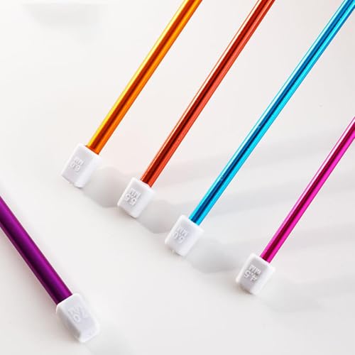 Agujas de tejer coloridas para relajarte creando tus proyectos caseros 7
