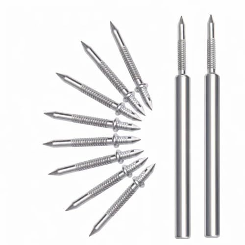 Krttwwx Upgraded Double Headed Skirting Seamless Nails, 1" x 0.39", 150PCS