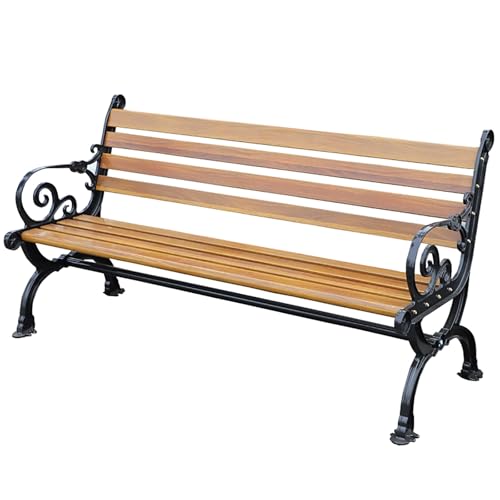 Banc d'extérieur avec dossier antirouille pour éviter l'usure du balcon