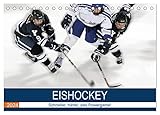 Eishockey! Schneller, härter, das Powergame! (Tischkalender 2024 DIN A5 quer), CALVENDO Monatskalender