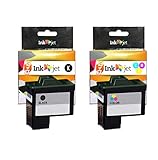  CVT - Pack 2 Tintas Recicladas Compatibles para Lexmark 16 10N0016E Negro, 26 10N0026E Tricolor