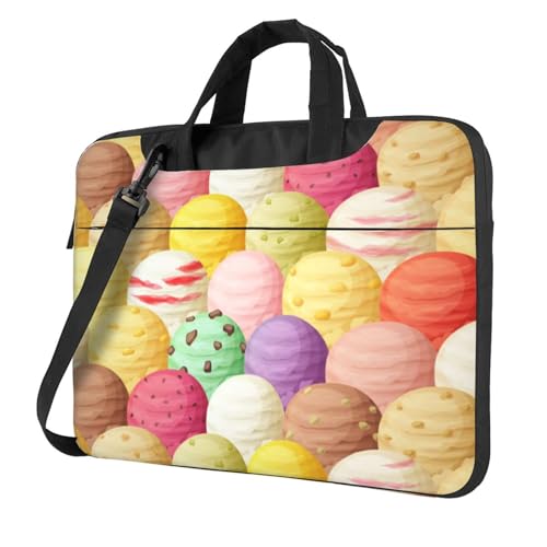 Sac pour ordinateur portable imprimé crème glacée antichoc et convertible