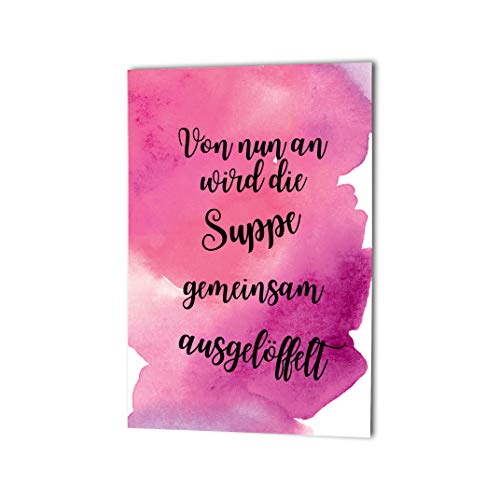 Glückwunschkarte Hochzeit 